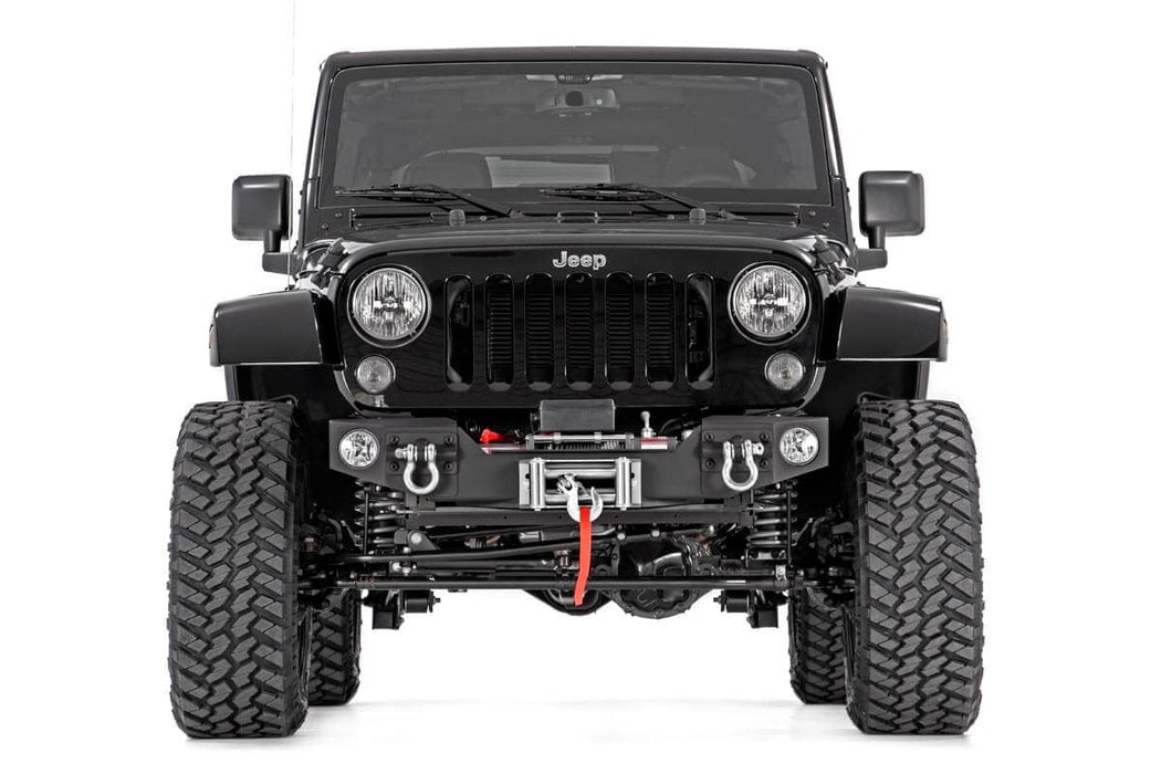 Rough Country Front Hybrid Stubby Bumper Fog Mounts compatible with Jeep Wrangler Jk (07-18) 1062