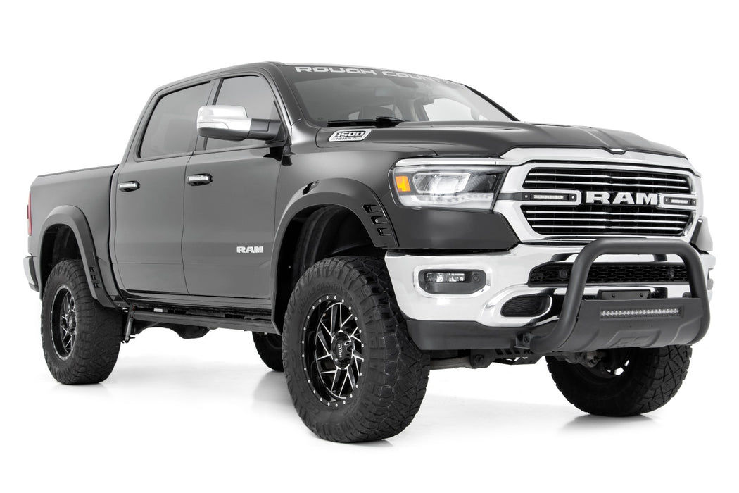 Rough Country Sf1 Fender Flares Dx8 Black Ram 1500 2Wd/4Wd (2019-2023) F-D319201-DX8