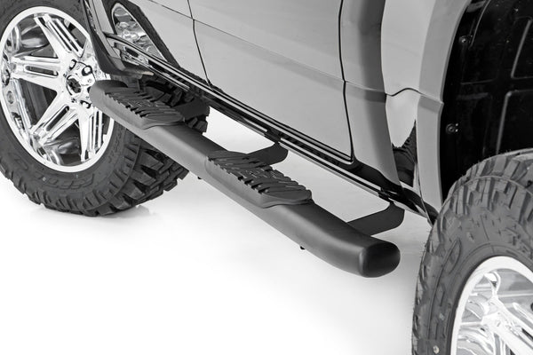 Rough Country Oval Nerf Step Crew Cab Black Fits RAM 1500 (19-23)/1500 Trx (21-23) 21004