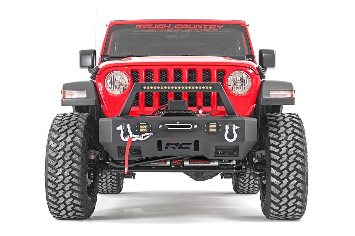 Rough Country N3 Steering Stabilizer Dual 2.5-8 Inch Lift Fits Jeep Gladiator Jt (20-22)/Wrangler Jl (18-23) 87304