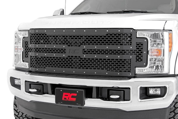 Rough Country Mesh Grille Fits Ford F-250/F-350 Super Duty 2WD/4WD (2017-2019) 70213