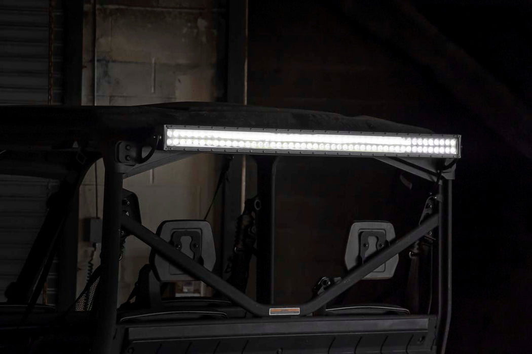 LED Light | Cab Mount | 50" Black Dual Row | Can-Am Defender (16-22)