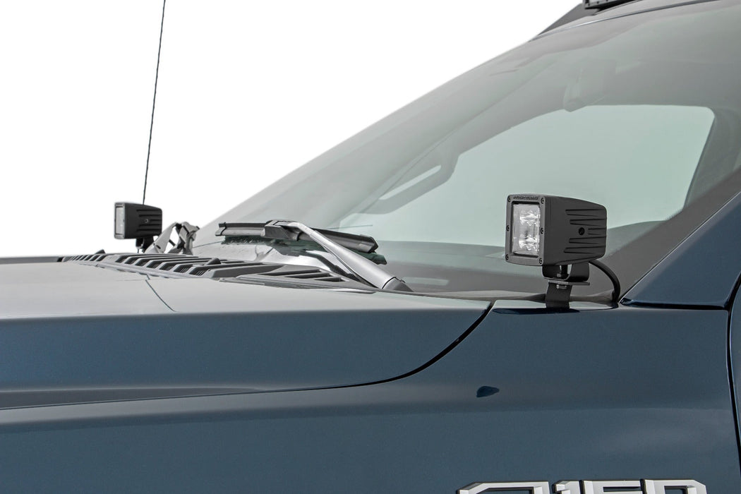 Rough Country Led Light Ditch Mount 2&Quot; Spectrum Pair Spot Ford F-150 (15-23)/F-150 Lightning (2022) 82028