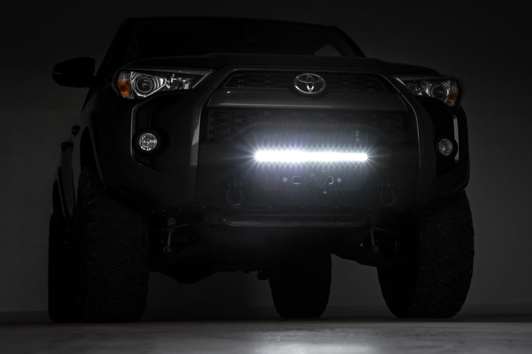 Rough Country Front Bumper Hybrid 20" Blk LED Toyota 4Runner 2WD/4WD (14-23)