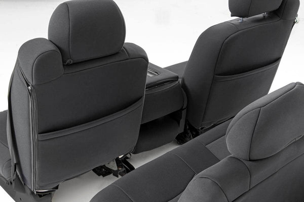 Rough Country Seat Covers Fr 40/40/20 & Rear Fits Chevy/GMC 1500 (99-06 & Classic) 91019
