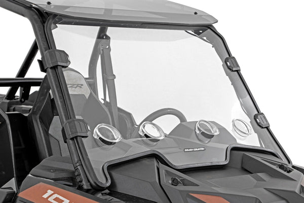 Rough Country Vented Full Windshield Scratch Resistant Fits Polaris Rzr Xp 1000 98292010