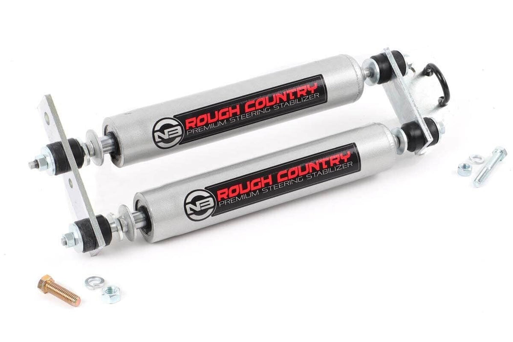 Rough Country N3 Steering Stabilizer Dual Fits toyota4Runner/Truck 4WD (86-95)