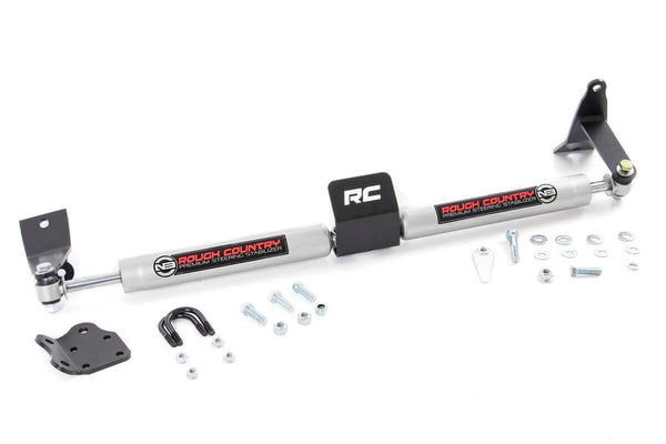 Rough Country N3 Steering Stabilizer Dual 2-8 Inch Lift Fits RAM 2500 (10-13)/3500 (10-12) 8749530