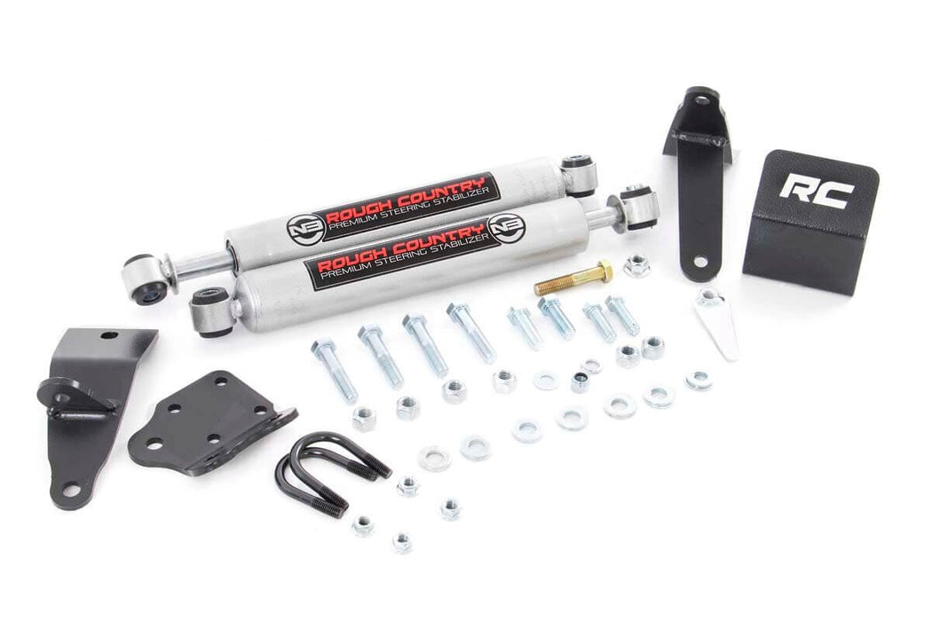 Rough Country N3 Steering Stabilizer Dual 2-8 Inch Lift Ram 2500 (10-13)/3500 (10-12) 8749530