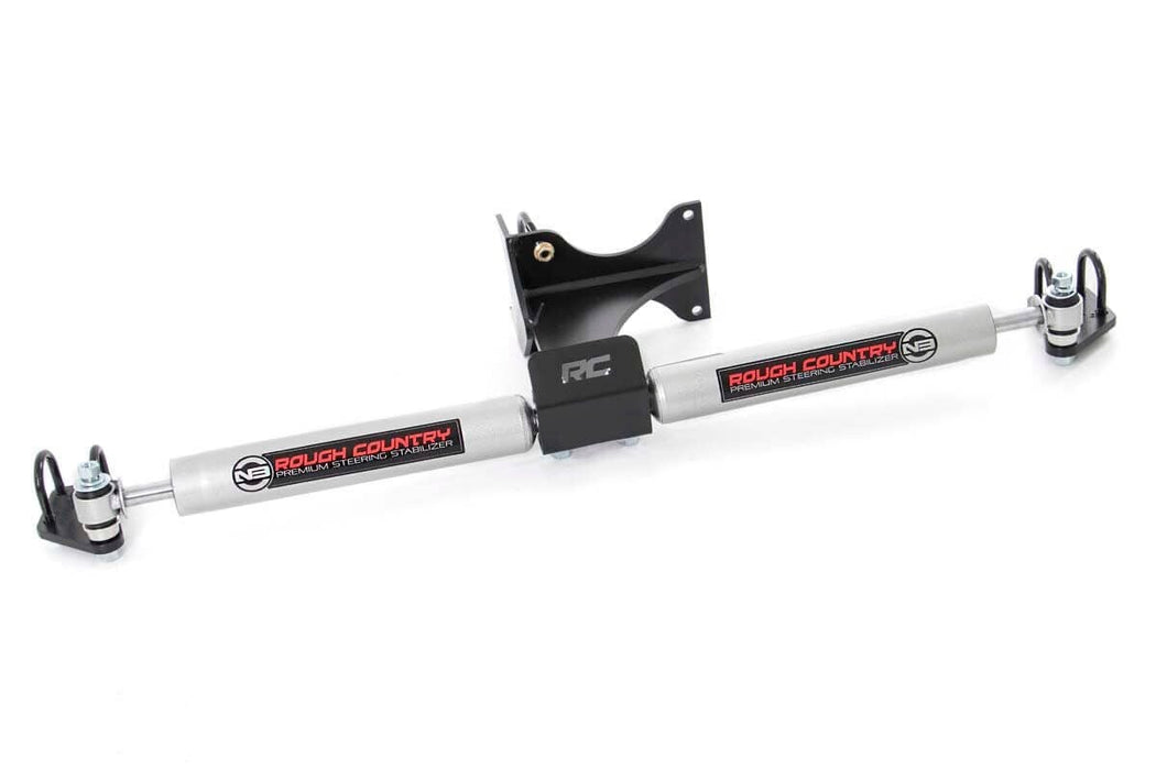 Rough Country N3 Steering Stabilizer Dual 2-8 Inch Lift Ford F-250/F-350 Super Duty (05-22) 8749130