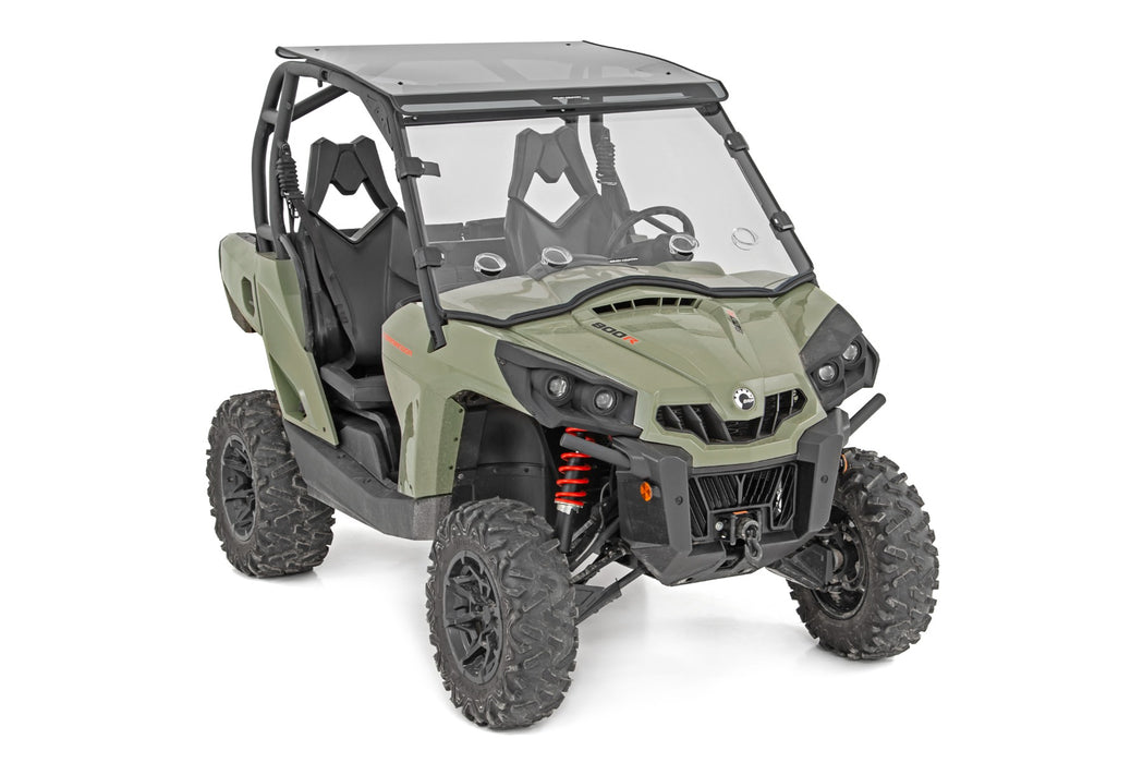 Rough Country Vented Full Windshield Scratch Resistant Can-Am Commander 1000 98212030