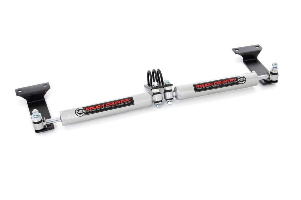 Rough Country N3 Steering Stabilizer Dual 2-8 Inch Lift Ford Excursion (00-05)/Super Duty (99-04) 8749030