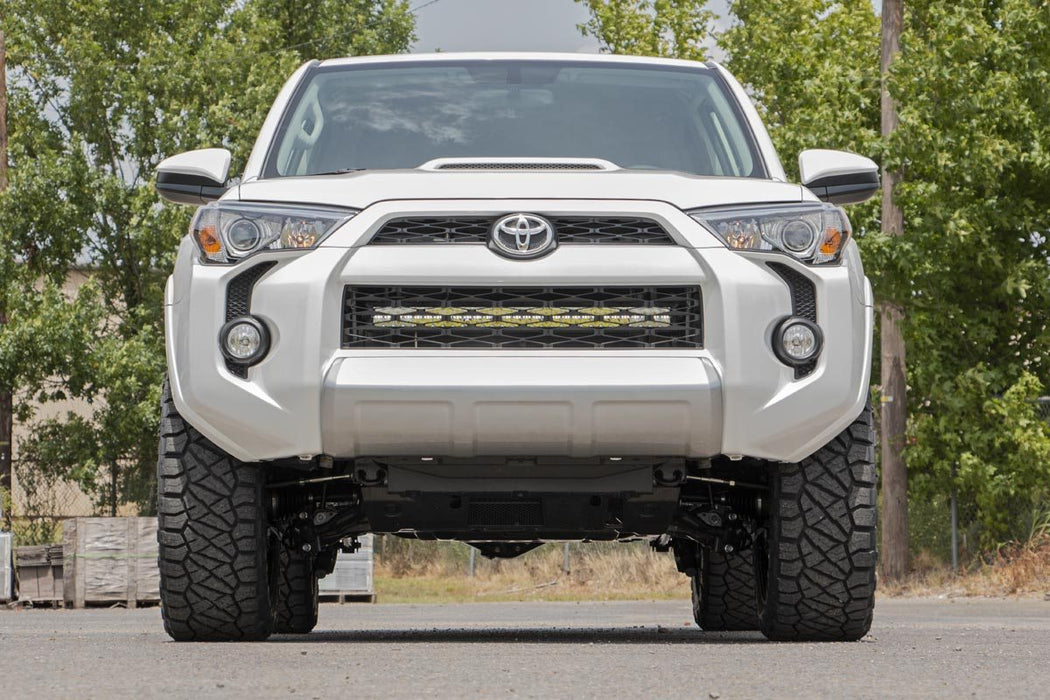 Rough Country LED Light Bumper Mount 30&quot; Spectrum Dual Row Toyota 4Runner (14-20)