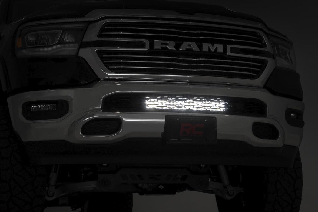 LED Light | Bumper Mount | 20" Black Dual Row | Ram 1500 (19-22)