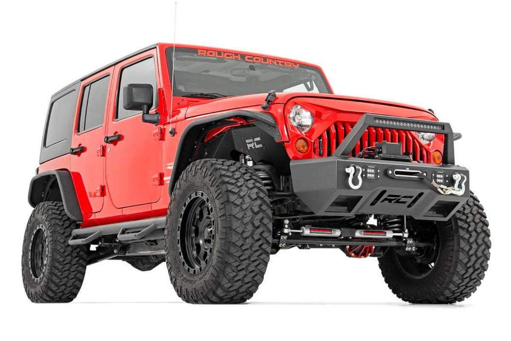 Rough Country 4 Inch Lift Kit Long Arm compatible with Jeep Wrangler Jk 4Wd (2012-2018) 78630A