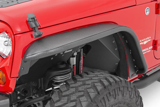 Rough Country Fender Flare Steel Front compatible with Jeep Wrangler Jk (2007-2018) 10531