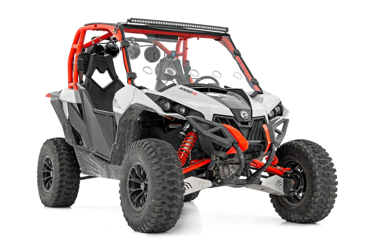 Rough Country Led Light Front Mount 40" Black Dual Row Fits Can-Am Commander 1000/Maverick 97038