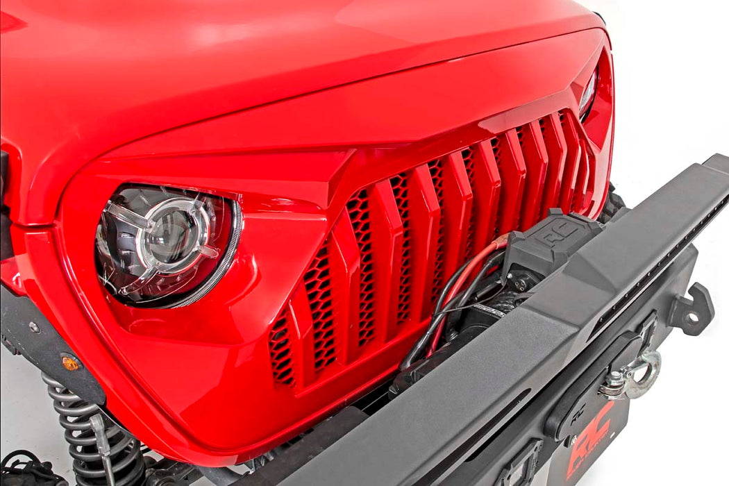 Rough Country Replacement Grille Angry Eyes Jeep Gladiator Jt (20-23)/Wrangler Jl (18-23) 10496
