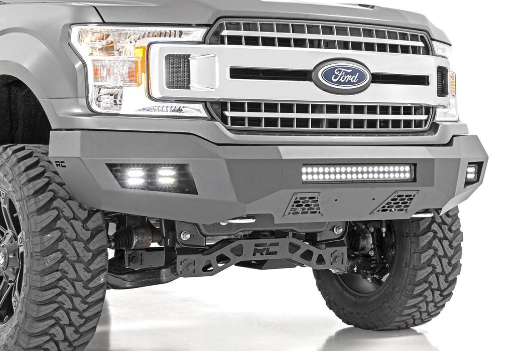 Rough Country Ford Heavy-Duty Front Led Bumper (18-20 F-150) 10776
