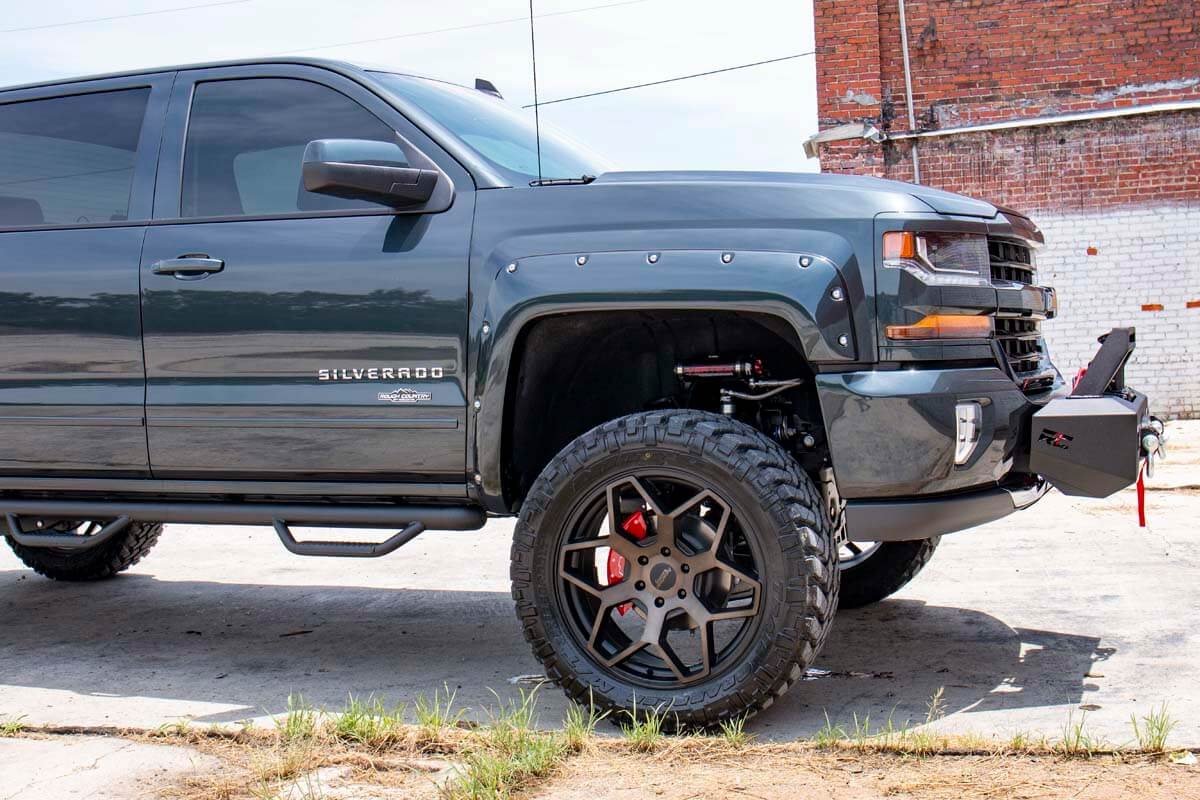 Rough Country 7 Inch Lift Kit Bracket Vertex Fits Chevy/GMC 1500 (14-16) 29850