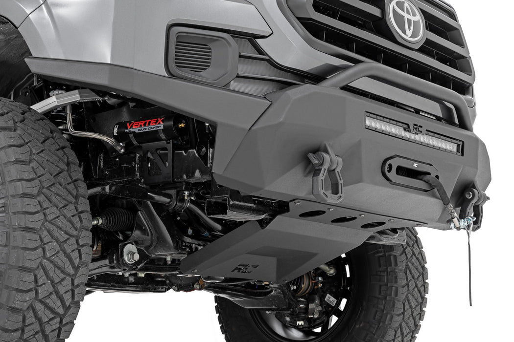 Rough Country Front Bumper |High Clearance Hybrid 20" Blk LED Toyota Tacoma (16-23)