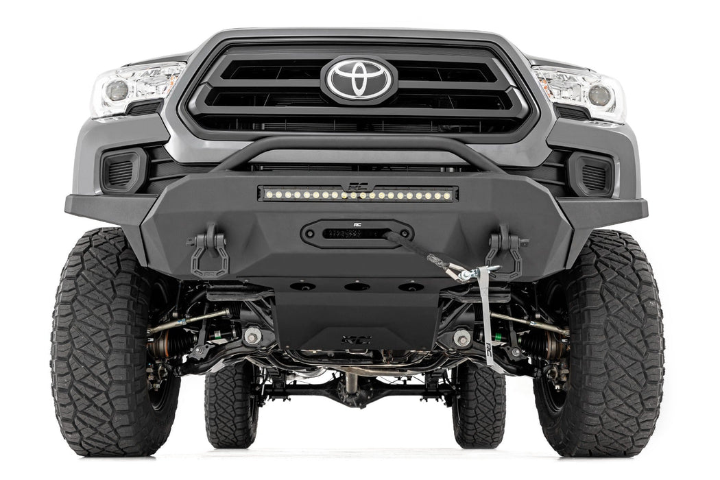 Rough Country Front Bumper Hybrid 20" Blk DRL LED Fits toyotaTacoma 4WD (2016-2023)