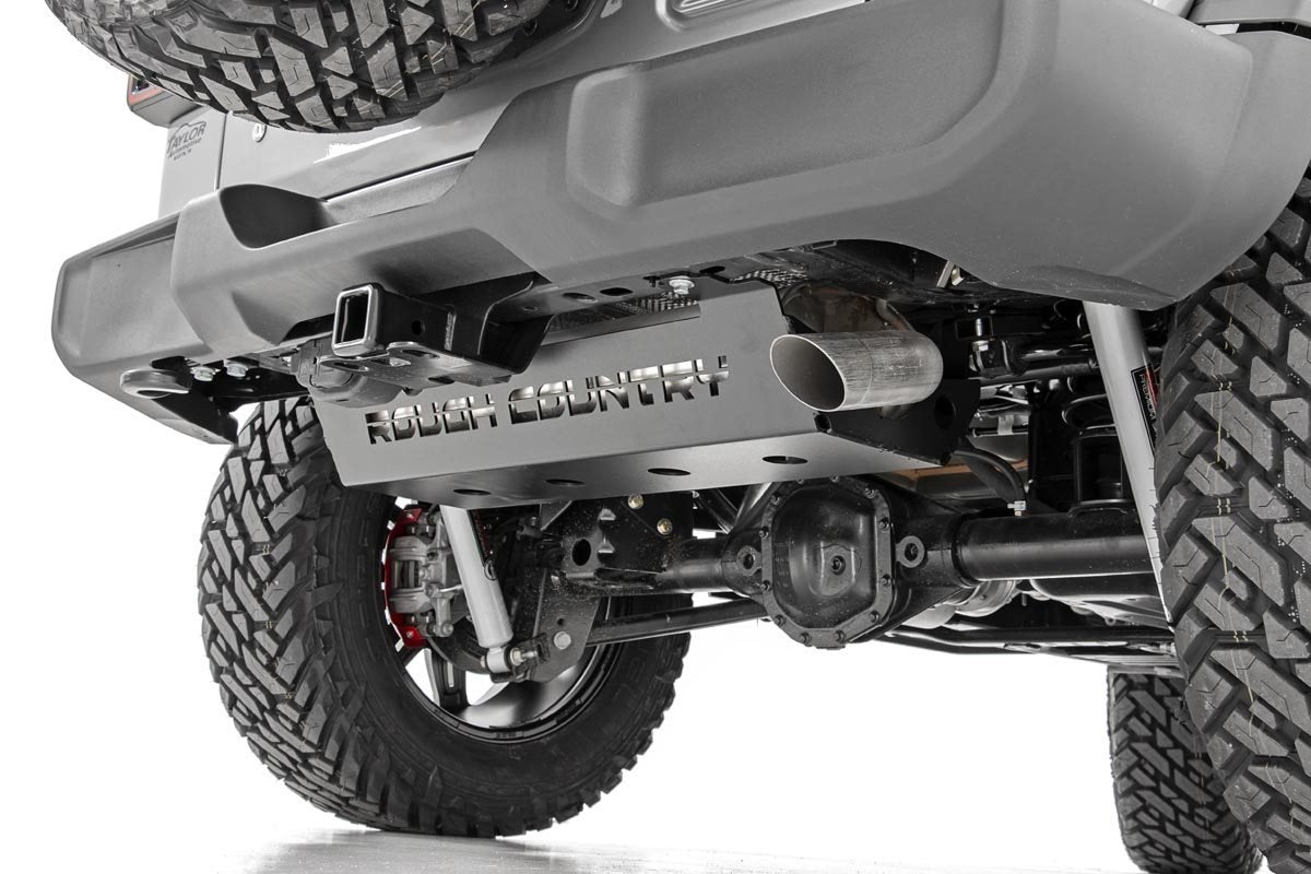 Rough Country Skid Plate Muffler Fits Jeep Wrangler Jl 4WD (2018-2023) 10599