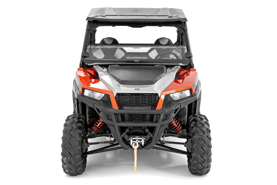 Rough Country Half Windshield Scratch Resistant Polaris General/General Xp 1000 98162011A