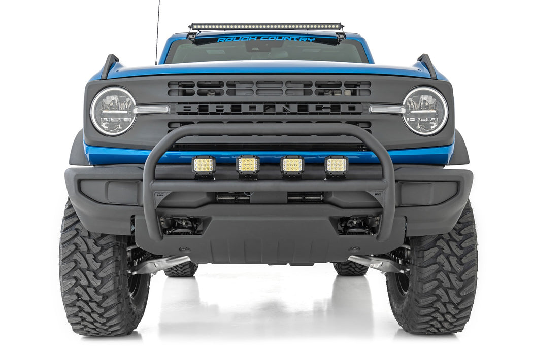 Rough Country Led Light Kit Upper Windshield 40" Black Single Row Ford Bronco (21-23) 71041