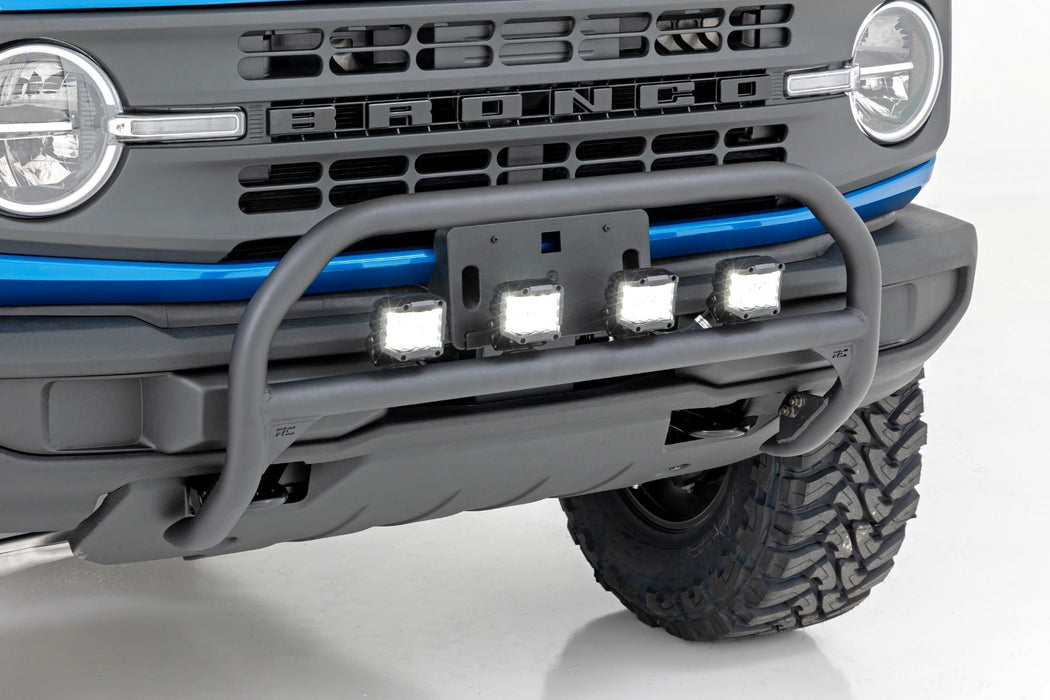 Nudge Bar | 3 Inch Wide Angle Led (x4) | Ford Bronco 4WD (21-22)