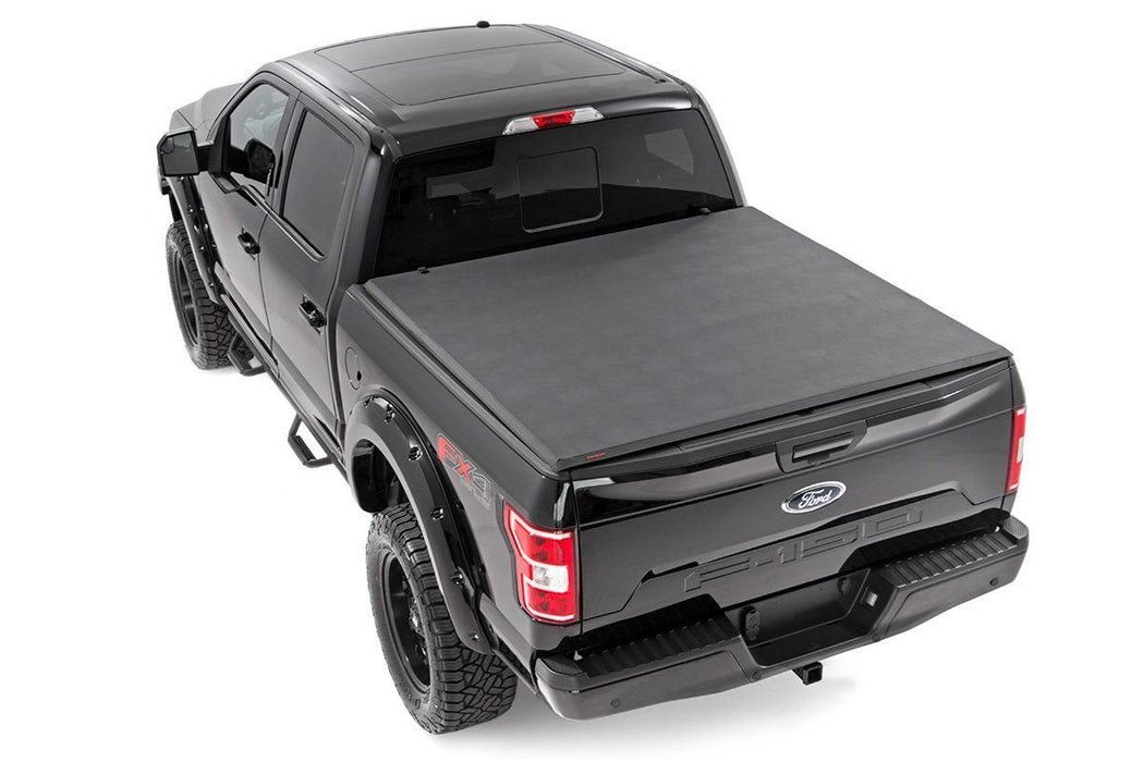 Rough Country Soft Tri-Fold Bed Cover 6' Bed Ford Ranger 2Wd/4Wd (19-23) RC46219600