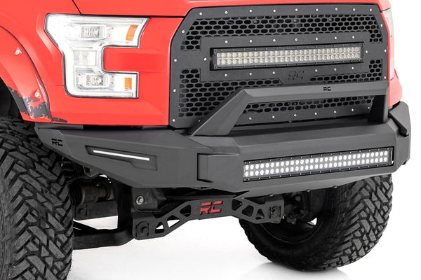 Rough Country Modular Bumper W/Skidplate Front Fits Ford F-150 2WD/4WD (2015-2017) 10950A