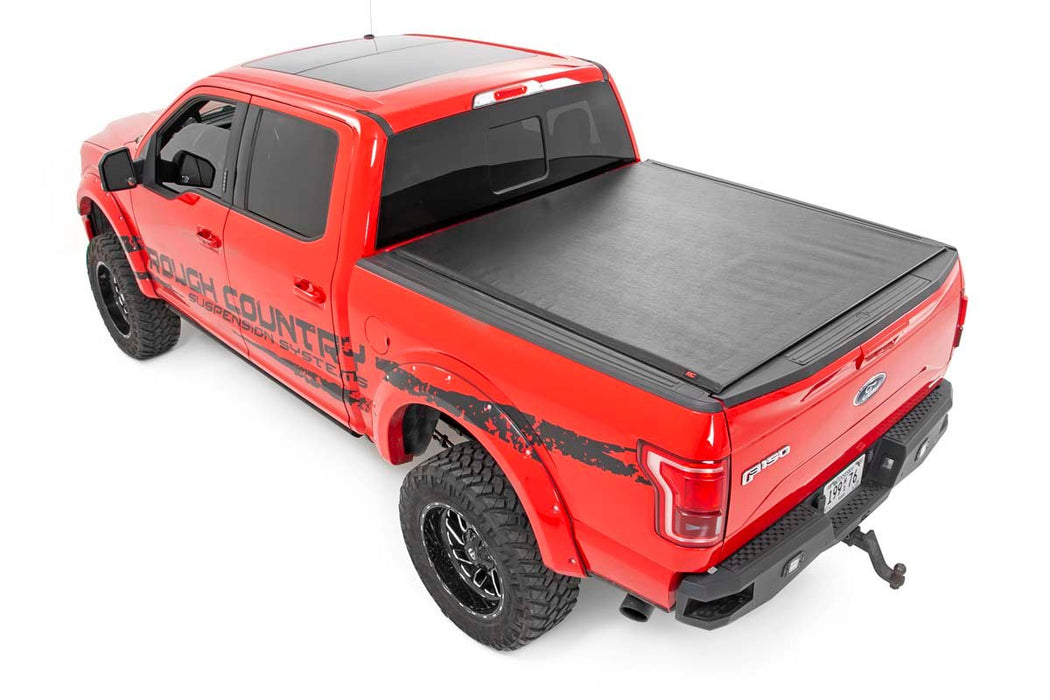 Soft Roll Up Bed Cover | 6.6 Ft Bed | Ford F-150 2WD/4WD (15-22)