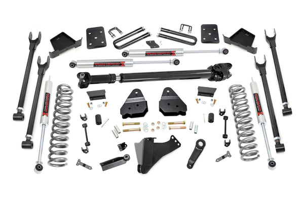 Rough Country 6 Inch Lift Kit 4-Link No Ovld M1 Fits Ford F-250/F-350 Super Duty (17-22) 52641