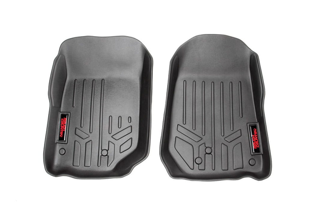 Rough Country Floor Mats Front Jeep Wrangler Tj (97-06) 4Wd M-60200