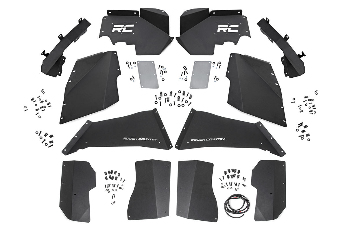 Rough Country Inner Fenders Fr & Rr Fits Jeep Wrangler Jk (2007-2018) 10511