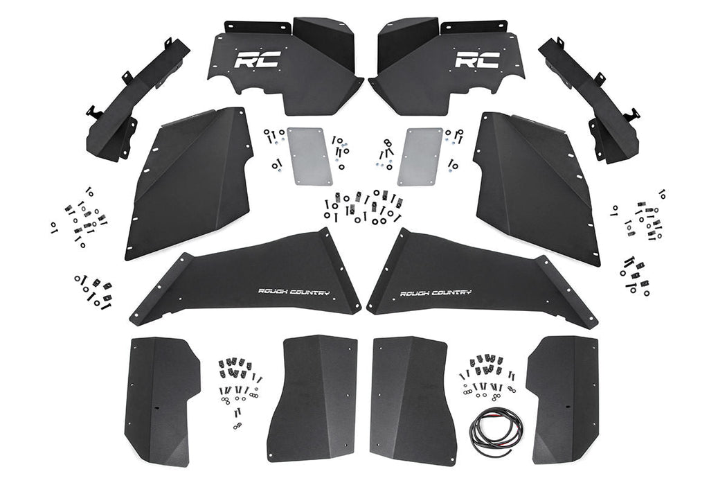 Rough Country Inner Fenders Fr & Rr compatible with Jeep Wrangler Jk (2007-2018) 10511