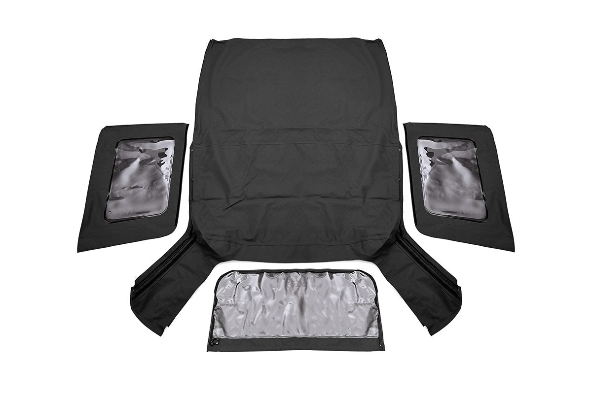 Rough Country Soft Top Replacement Black 2 Door Fits Jeep Wrangler Jk (07-09) RC85240.35