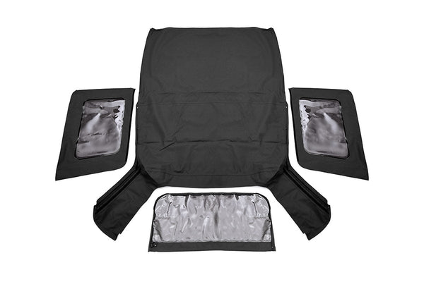 Rough Country Soft Top Replacement Black 2 Door compatible with Jeep Wrangler Jk (07-09) RC85240.35