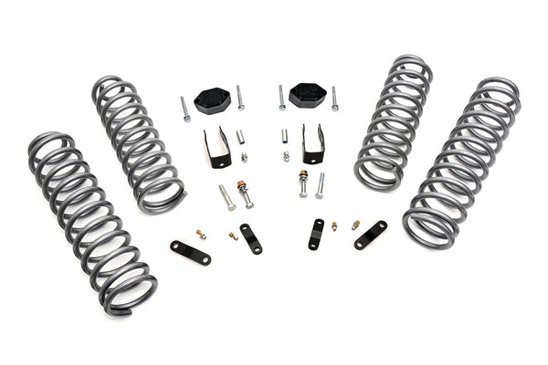 Rough Country 2.5 Inch Lift Kit Coils No Shocks Fits Jeep Wrangler Jk 4WD (07-18) 624