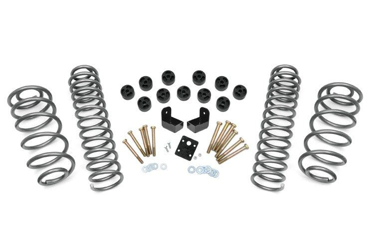 Rough Country 3.75 Inch Lift Kit Combo 4 Cyl Jeep Wrangler Tj 4Wd (97-06) 646