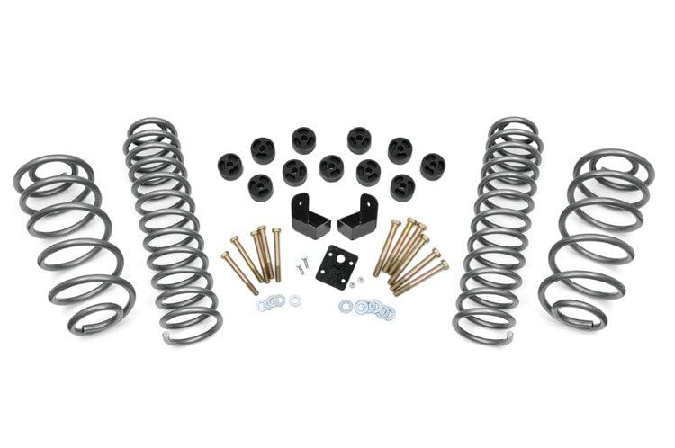 Rough Country 3.75 Inch Lift Kit Combo 4 Cyl Fits Jeep Wrangler Tj 4WD (97-06) 646