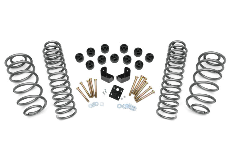 Rough Country 3.75 Inch Lift Kit Combo 6 Cyl Jeep Wrangler Tj 4Wd (97-06) 647