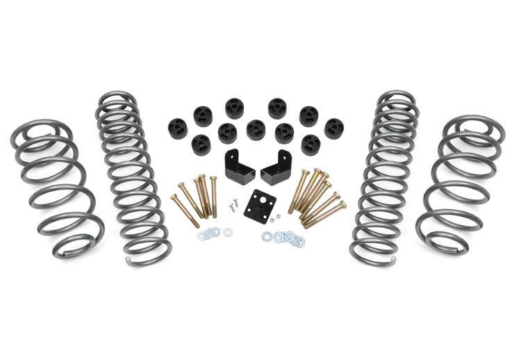 Rough Country 3.75 Inch Lift Kit Combo 6 Cyl Fits Jeep Wrangler Tj 4WD (97-06) 647