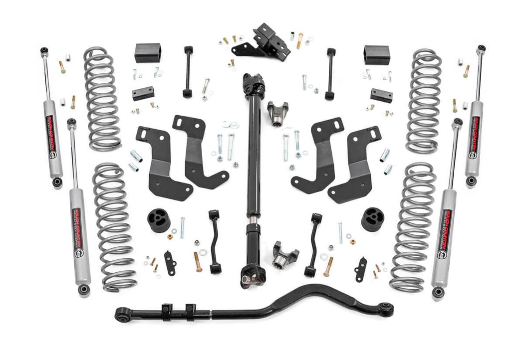 Rough Country 3.5 Inch Lift Kit C/A Drop Fr D/S Jeep Wrangler Jl 4Wd (18-23) 65431