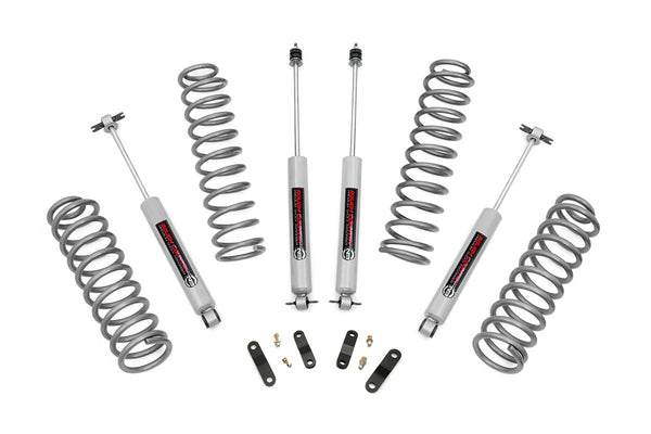 Rough Country 2.5 Inch Lift Kit Coils Fits Jeep Wrangler Jk 2WD/4WD (2007-2018) 67930