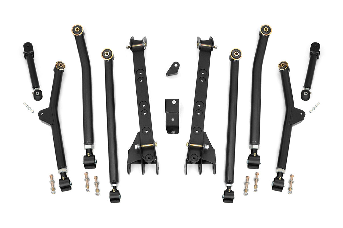 Rough Country Long Arm Upgrade Kit 4-6 Inch Lift Fits Jeep Wrangler Tj 4WD (04-06) 63800U