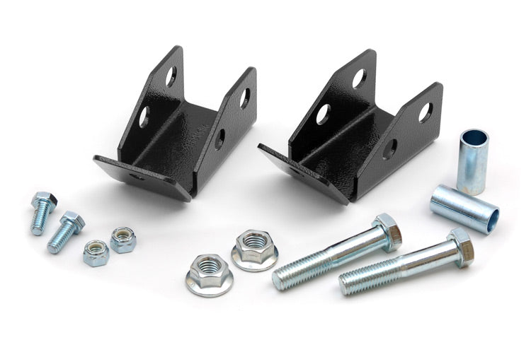 Rough Country Shock Relocation Brackets Rear Fits Jeep Wrangler Tj 4WD (1997-2006) 1185