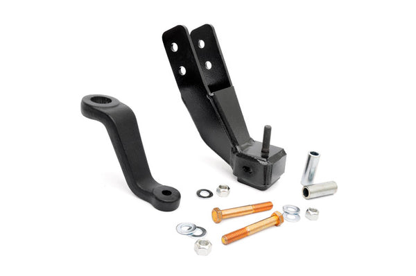 Rough Country Track Bar Bracket & Pitman Arm Front Fits Jeep Wrangler Tj (97-06) 1063