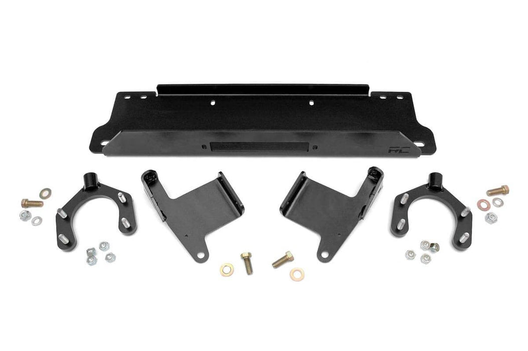 Rough Country Winch Mounting Plate Factory Bmpr compatible with Jeep Wrangler Jk (2007-2018) 1162